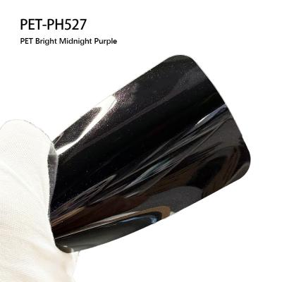 China PET-PH527 PET Bright Midnight Purple Car Body Sticker Anti Scratch Vinyl Wrap Film for sale