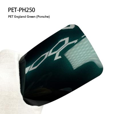 中国 PET-PH250 PET イギリス 緑色 カーボディステッカー 自己治癒 保護&スタイリッシュ 販売のため