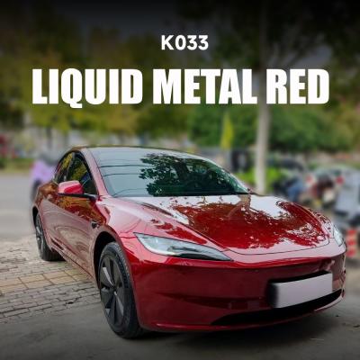 China K033 Flüssigmetall Rot TPU Farb PPF Film Vinyl Autofolie zu verkaufen