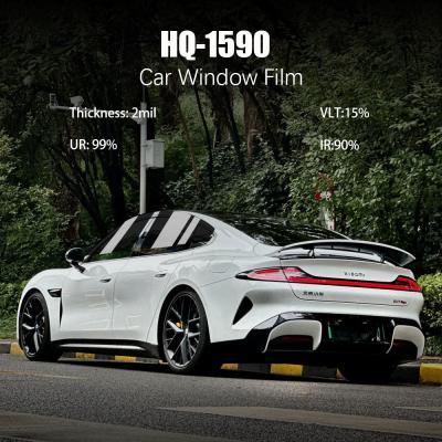 China 15% VLT Car Window Tint Film With 90% IR Rejection And 2.0 Mil Thickness for sale