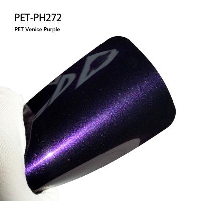 China PET-PH272 PET Venetië Purple PVC Auto Wrap Beschermingsfilm Vinyl Wrap Film Te koop