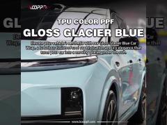 K021-Gloss Glacier Blue Color Paint Protection Film  