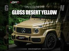 K010 Gloss Desert Yellow Color Paint Protection Film