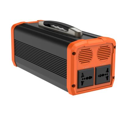 China Portable outdoor flashlight 400W 399.6WH 108000mah lithium battery sine wave output power station solar power station for sale