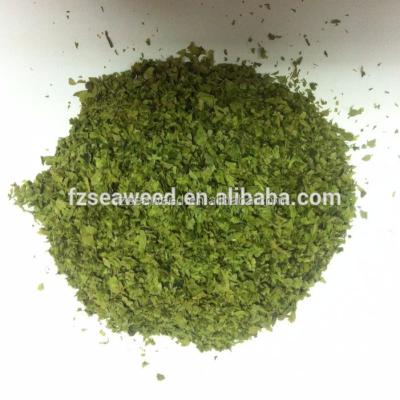 China Dry Dried Green Seaweed Ulva Lactuca Leaf Flakes For Snack Ingredients for sale