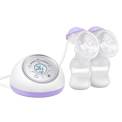 China BPA Free Mother Care Freestyle Double Nipple Sucking Electric Silicone Breast Pump Double for sale