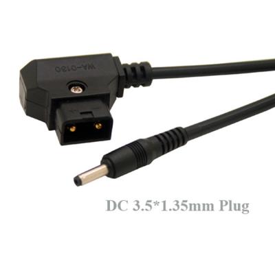 China 2M D-Tap Male to DC 3.5*1.35mm Cable for DSLR Rig Power V-Mount Anton Battery for sale