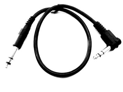 China Straight 6.35mm male to angle 6.35mm stereo cable for sale