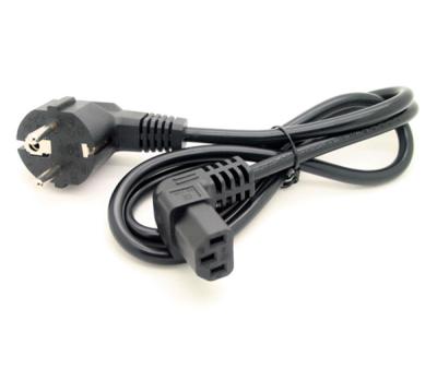 China European Male to IEC 320 C13 Down Angle Power cord 1Meter for sale