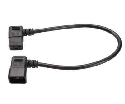 China IEC 320 C14 Y Split Power cord, C14 to C13+C7 short power cable 30CM for sale