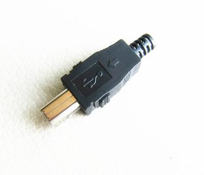 China USB 2.0 Type B male Connector with Lock for sale