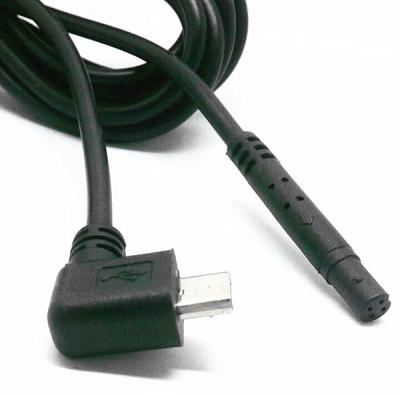 China Right angle micro usb to 4pin camera cable for BM Car Camera for sale