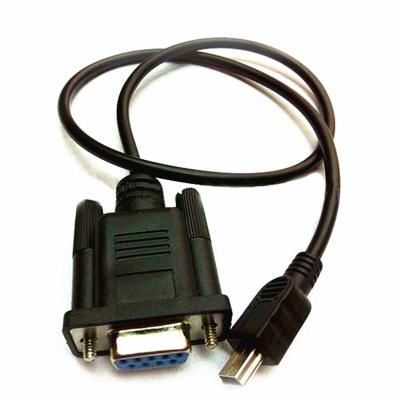 China Mini usb to RS232 DB9PIN Female Series cable for sale