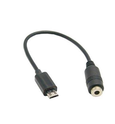 China Micro USB Male to Stereo 3.5mm Female Car AUX Out Cable for Galaxy S4 Note2 s5 i9600 & Not for sale