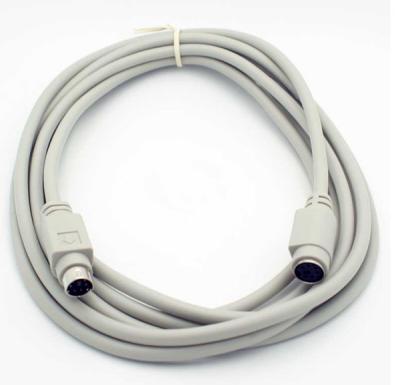 China 10ft PS/2 6 Pin Mini-Din Male to Female Cable for sale