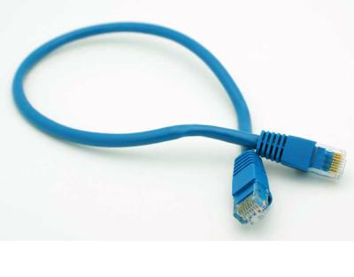 China 1FT CAT6E UTP Cable - Blue for sale