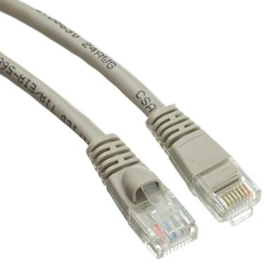 China 6 inch Cat5e Gray Ethernet Patch Cable for sale