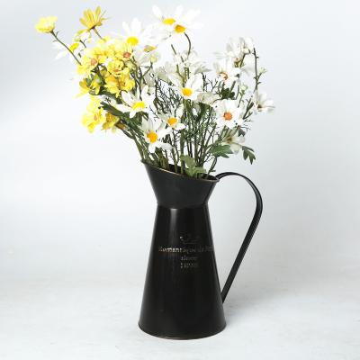 China American Home Vase Wrought Iron Flower Arrangement Metal Vase Minimalist Decorative Ornaments Living Room for sale