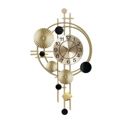 China Creative Clock Antique Nordic Style Living Room Modern Minimalist Wall Clock The Other Home Decor Wall Clock for sale