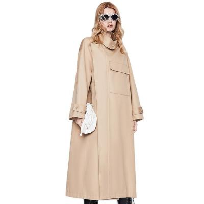 China 2021 Autumn News High Density Anti-wrinkle Coat British Style Cargo Women's Ditch Coat for sale