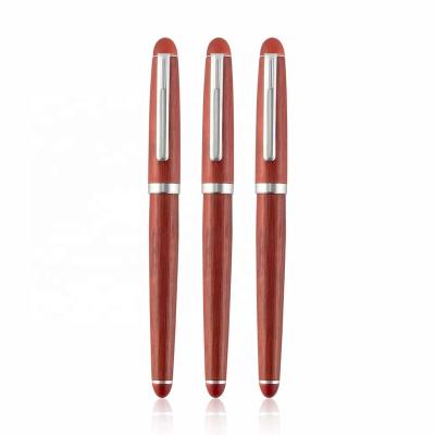 China office & School Pen Kailong Natural Red Wooden Color Fountain Pen Kits For Writing for sale