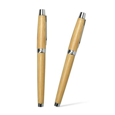 China office & 2021 School Pen Luxury Customized Wooden Pen Bamboo Ballpoint Pen With Printed Logo for sale