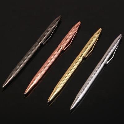 China Gifts For Women Promotional Low Price Logo Twist Hotel Pen Custom Metal Embossed Metal Pens Pen Famous Brands Point for sale