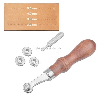 China Easy To Handle Leathercraft Quilting Spacer Embossing System Set Leather Design Tool for sale