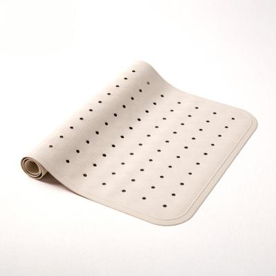 China Sustainable Wholesale Natural Rubber Bathtub Mat Bathroom Anti-Slip Foot Mat for sale