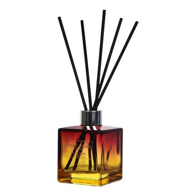 China Custom Packaging Viable Reed Diffuser Perfume Box Luxury Hotel Room Perfume Glass Bottle Fiber Stick Flameless Fiber for sale