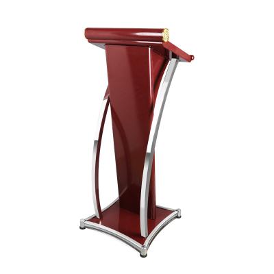 China Modern Wholesale High Quality Classroom Podium Podium Speech Lectern Stands Church Wooden Podium for sale