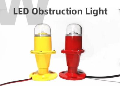 China Red Flashing Chimney Aviation Warning Light IP67 Waterproof for sale