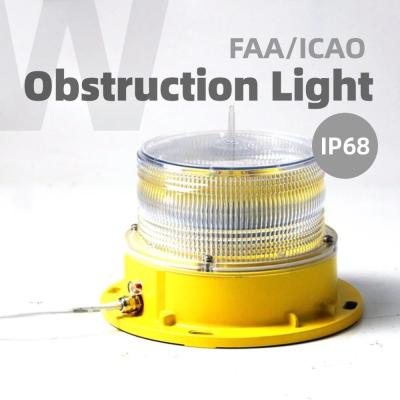 China resistência de choque da luz de obstrução IP68 da torre 24V com microprocessador inteligente à venda