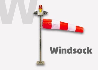 China IP67 zonne Aangedreven Windsock voor het Licht van het de Luchthavenobstakel van de Windrichting Te koop