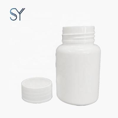 China Wholesale pharmaceutical grade vitamin 100ml recyclable material white plastic pill/capsule/tablet bottle with screw cap for sale