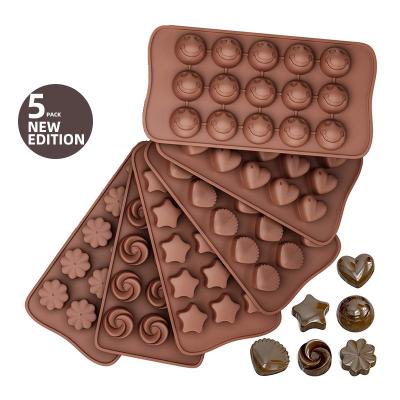 China Sustainable Cake Decorating Tools Kitchen Baking Accessories 3d DIY Fondant Mold Candy Chocolate Cake Silicone Mold Set zu verkaufen