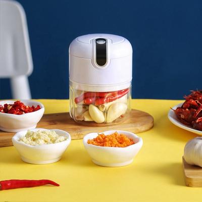 China Usb Electric Chopper Garlic Vegetable Chopper Mini Kitchen Gadget Viable Cordless Electric Garlic Grinder Vegetable Cutter à venda