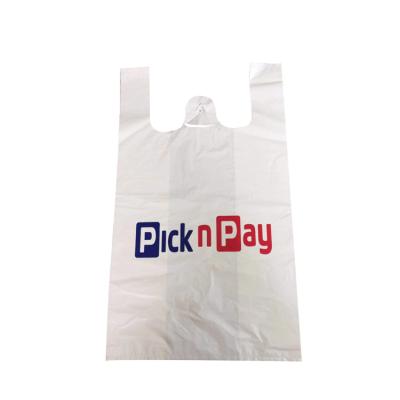 China Wholesale Buying Biodegradable Safety T Shirt Plastic Bags for sale