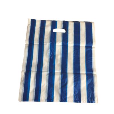 China Good Quality Disposable Plastic Bag Wholesale Customized Die Cut Handle Bag for sale