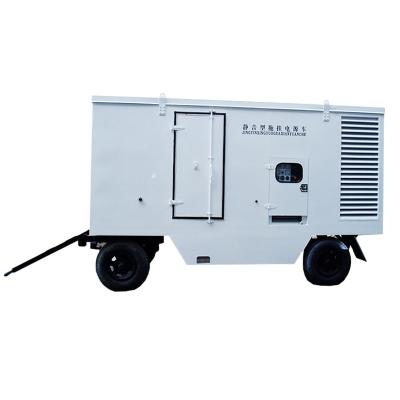 China Durable and long lasting genset 3500*2100*2800 mobile diesel generator 100KW/125KVA silent fuel soundproof trailer diesel generator genset for sale