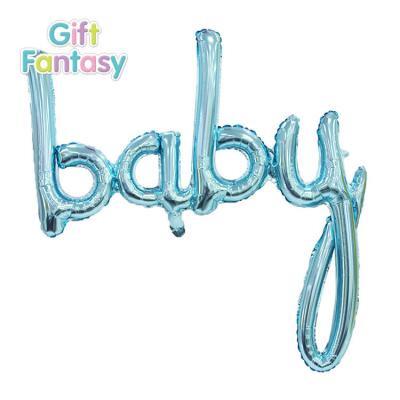 China Toy Amazon Hot Sale Gift Silver Plain Letter Balloon Boy/Baby/Girl Gold or Rose Gold Color for Baby Shower Foil Balloon for sale