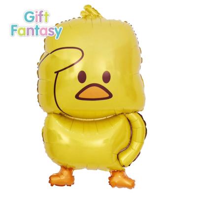 China New Design Gift Toy Net Red Colorful Animal Shaped Little Yellow Duck Balloon For Birthday Party Decoration Kids Gift Customized Balloon for sale