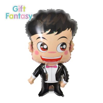 China Hot Selling High Quality Gift Toy Newlyweds Human Shaped Foil Balloon For Wedding Party And Business Advertising Balloon for sale