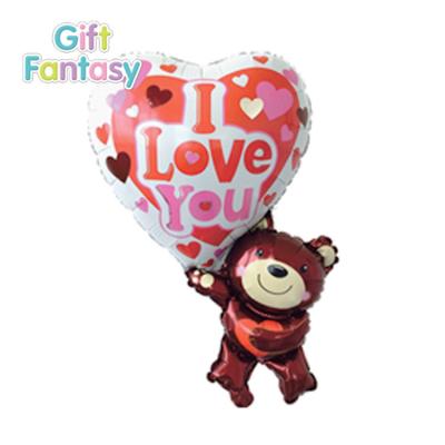 China Gift Toy 2020 Valentine's Day Party Supplies Foil Balloons Wedding Balloon Helium Balloons Support I Love You Heart Shape Engagement Globos for sale