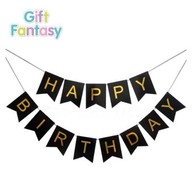 China Baby Shower Decoration Amazon Banners New Bunting Banner Flags Happy Birthday Banner Child Birthday Party Supplies Factory Globos for sale