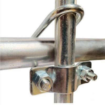 China 5years high quality greenhouse u clip for repair pipes galvanized connector for sale