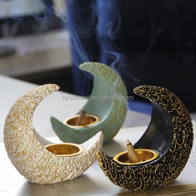 China Middle East mabkhara arabic incense holder bakhoor arabic incense resin ramadan censer chinese muslim home decoration for sale