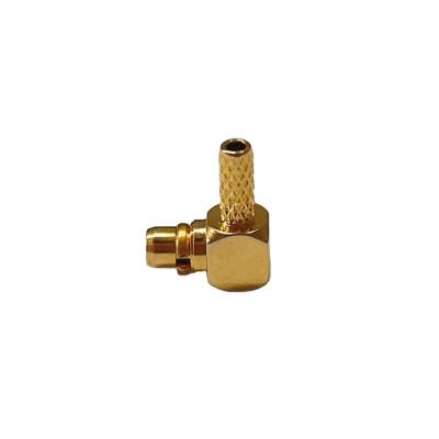 China 50Î © Manufacturer Wholesale High Performance Brass MMCX Series Full Coaxial RF Triplex Connectors for sale