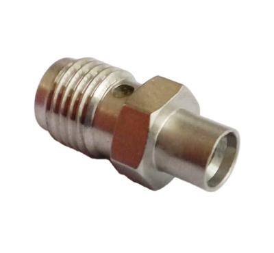 China 50Î © High Quality Stainless Steel RF SMA Female Pair SMP Male Splitter Mounting RF Coaxial Connector Adapter for sale