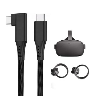 China MP3/MP4 player 90 right angle usb3.1 degree A to type c data transfer for VR Oculus search link cable for sale